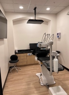 Dental exam chair