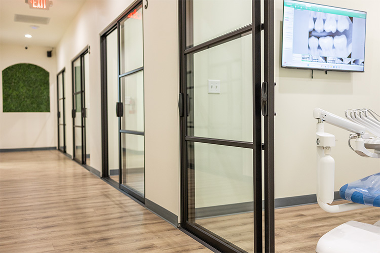 Hallway in Mesquite dental office